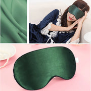 Cooling Silk Sleep Eye Mask – Blackout Mask for Perimenopause Restless Nights