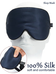 Cooling Silk Sleep Eye Mask – Blackout Mask for Perimenopause Restless Nights