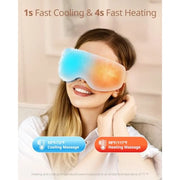 Heated Eye Massager – Migraine, Eye Strain & Sleep Support for Perimenopause