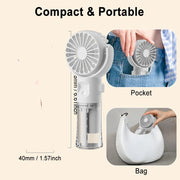 Portable Cooling Mist Fan – Instant Hot Flash Relief for Perimenopause