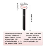 Red Light Therapy Facial Wand – Anti-Aging & Skin Rejuvenation for Women 40+