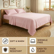 Bamboo Cooling Bed Sheet Set – Night Sweat Relief for Perimenopause Sleep