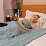 Bamboo Cooling Weighted Blanket – Night Sweat & Anxiety Relief for Perimenopause
