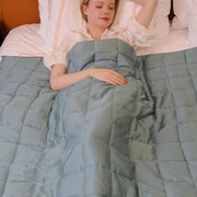 Bamboo Cooling Weighted Blanket – Night Sweat & Anxiety Relief for Perimenopause