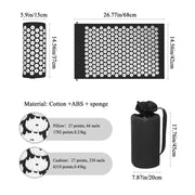 Acupressure Mat & Pillow Set – Stress, Back Pain & Sleep Relief for Women