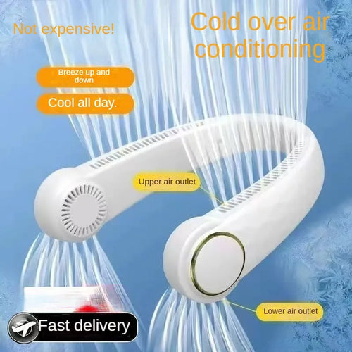 Wearable Neck Fan – Hands-Free Hot Flash Cooling for Perimenopause & Menopause