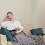 Bamboo Cooling Weighted Blanket – Night Sweat & Anxiety Relief for Perimenopause