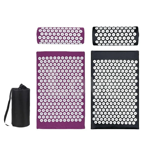 Acupressure Mat & Pillow Set – Stress, Back Pain & Sleep Relief for Women