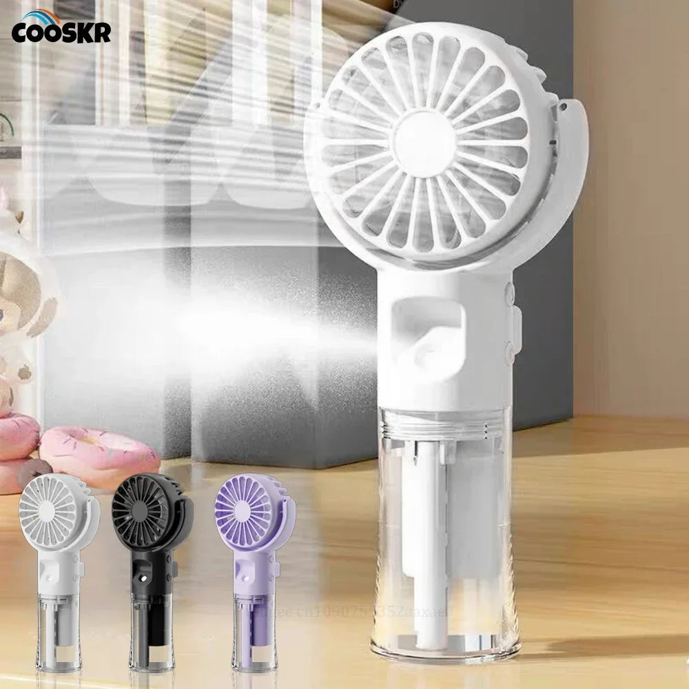 Portable Cooling Mist Fan – Instant Hot Flash Relief for Perimenopause