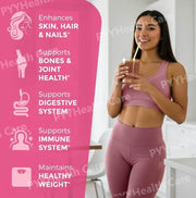 Multi Collagen Peptides Powder – Skin, Joint & Bone Support for Women 40+