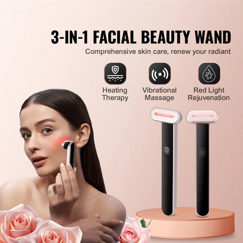 Red Light Therapy Facial Wand – Anti-Aging & Skin Rejuvenation for Women 40+